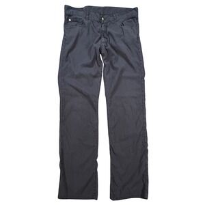 Canali Dress Pants Mens Size 52 Navy Blue Regular Fit Cotton Blend Made in Italy